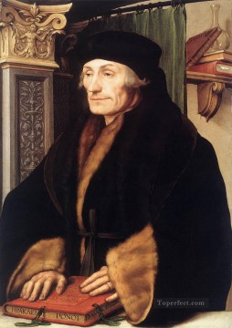ハンス・ホルバイン一世 Painting - ロッテルダム・ルネッサンスのエラスムスの肖像 ハンス・ホルバイン一世